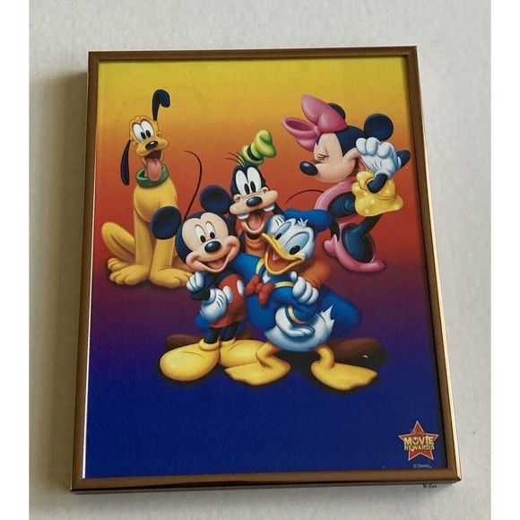 Disney Other - Walt Disney Framed Character Poster Print